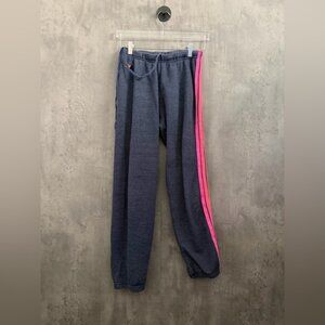 AVIATOR NATION 5 STRIPE SWEATPANTS // NEON M B3283
